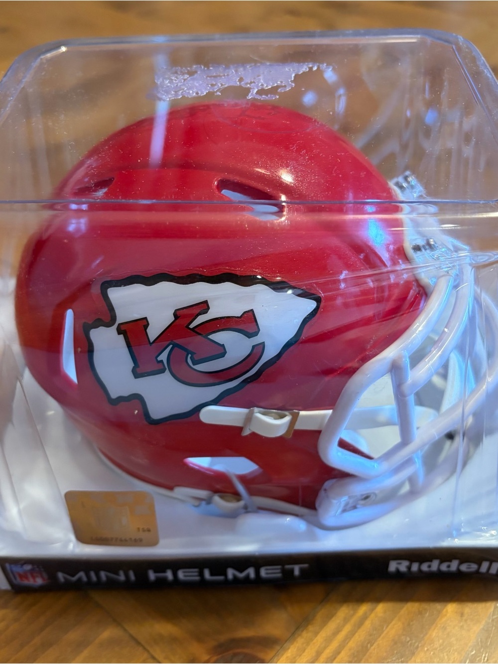 Kansas City Chiefs Red Mini Football Helmet Riddell NFL Licensed Brand New!